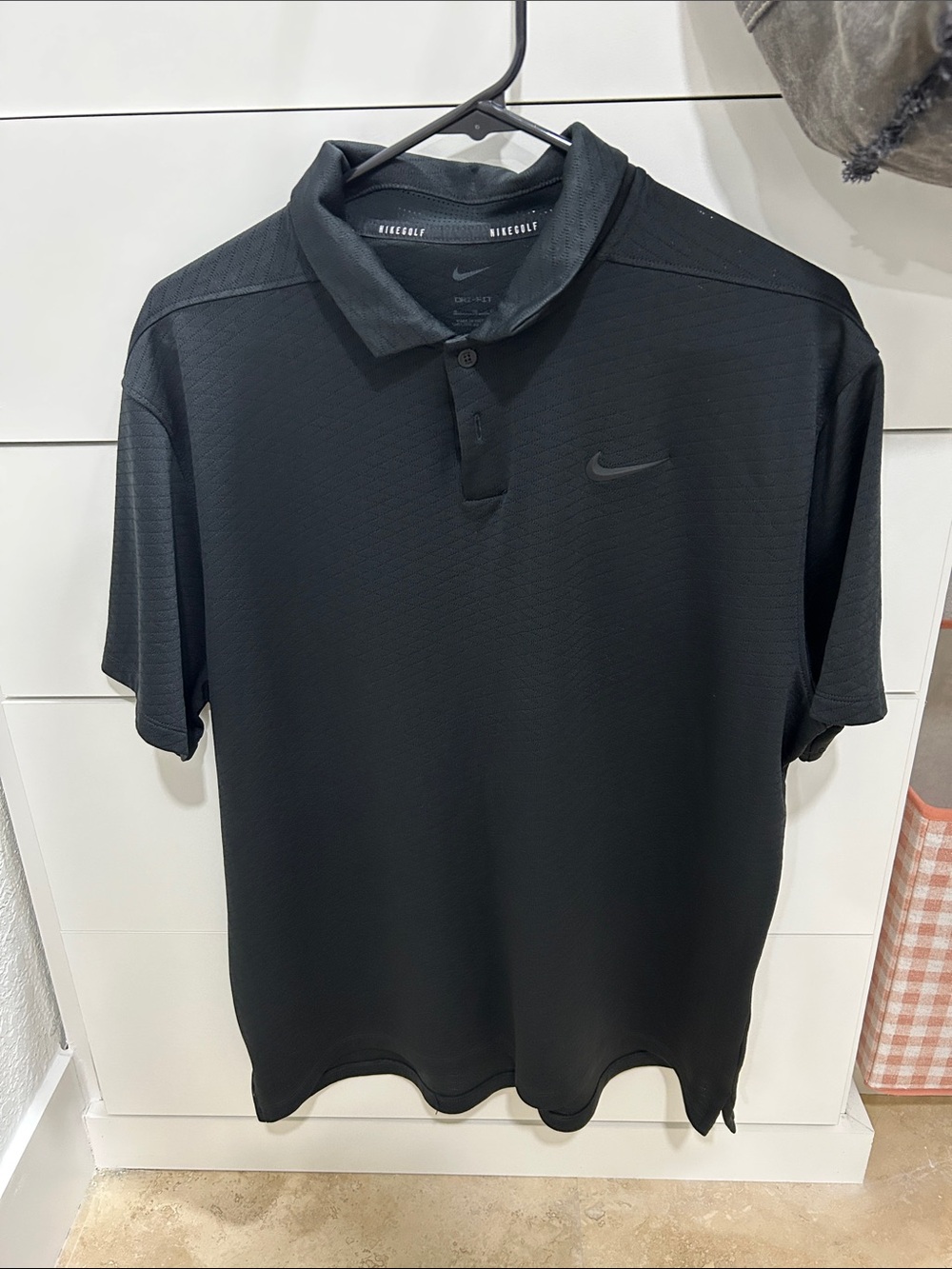 Nike Black Short-Sleeve Performance Polo